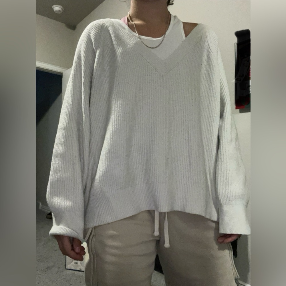 Old Navy XXL white sweater
